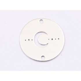 E1778 N Link Ag 925 Semiluna , 13mm, 0.5mm 1 buc