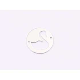 E1779 N Link Ag 925 Inimioara stilizata , 13mm, 0.5mm 1 buc