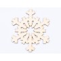 L917- Decoratiune din lemn, Fulg de nea, model 5, 10x9cm - 1 buc