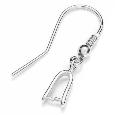 G1543-Tortite deschisa cercei cu arc si agatatoare28x11.5mm - 1 buc