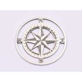 E1792 G Pandant Ag 925 Busola , 16x16x0.5 mm 1 buc