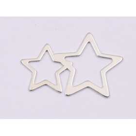 E1795 N Link Ag 925 Stelute decupate , 20x13x 0.5mm 1 buc