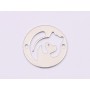 E1796 N Link Ag 925 Pisica stilizata , 13mm, 0.5mm 1 buc