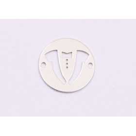 E1813 N Link Ag 925 Frac , 13mm, 0.5mm 1 buc