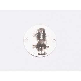 E1827 GS Link Ag 925 Girl, 16.5mm, 0.3mm - 1 buc