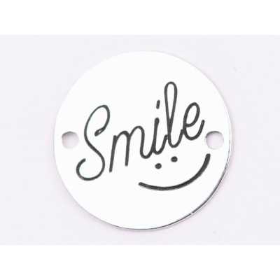 E1846 G Link Ag 925 Smile, 12mm, 0.3mm - 1 buc