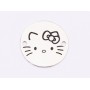 E1853 G Link Ag 925 Hello Kitty, 12mm, 0.3mm - 1 buc