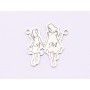 E1858 G Decupaj Argint personalizabil mama si fiica, 18.5x17.5x0.5mm, 1 buc