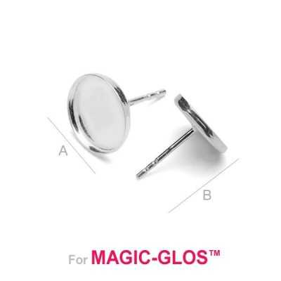 G0842-Tije platou rotund 10mm cu bordura joasa