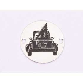 E1871 GS Link Ag 925 Christmas penguin, 12mm - 1 buc