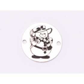 E1880 GS Link Ag 925 Santa , 12mm - 1 buc