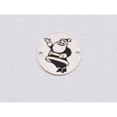 E1881 GS Link Ag 925 Snowman , 12mm - 1 buc