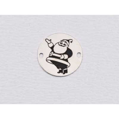 E1881 GS Link Ag 925 Snowman , 12mm - 1 buc