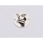 E1881 GS Link Ag 925 Snowman , 12mm - 1 buc