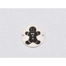 E1891 GS Link Ag 925 Christmas Tree , 12mm - 1 buc