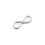 G0852-Charm link infinit din argint 17.5x6.7mm 1 buc