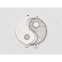 E1905 G Link Ag 925 Puzzle Yin/Yang, 20x19mm, 0.5mm - 1 buc