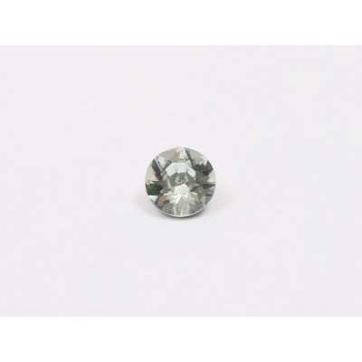 0831-Austria Chaton Round Stone, 6mm, Light Azore Silver Foiled - 1 buc