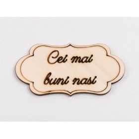 L993-Decupaj din lemn "Cea mai buna sora" 1 buc