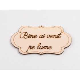 L994-Decupaj din lemn "Cei mai buni nasi" 1 buc