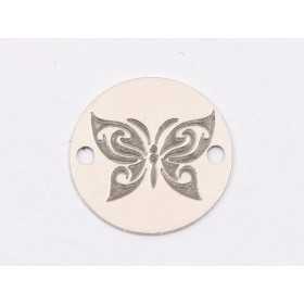 E1933 G Link Ag 925 "Fluture stilizat" 12mm- 1 buc