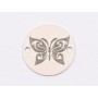 E1933 G Link Ag 925 "Fluture stilizat" 12mm- 1 buc