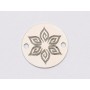 E1935 G Link Ag 925 "Floare stilizata2" 12mm- 1 buc