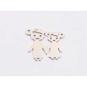 E1937 N Link Ag 925 Familie B 16.5x8mm, 0.6mm - 1 buc