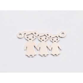 E1938 N Link Ag 925 Familie BF 13x15mm, 0.6mm - 1 buc