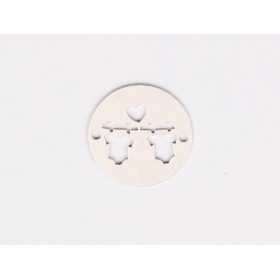 E1944 N Link Ag 925 "Nota muzicala" 13mm- 1 buc