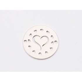 E1946 N Link Ag 925 "Love letter" 13mm- 1 buc