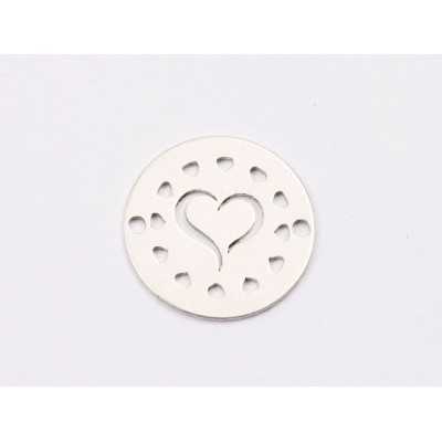 E1946 N Link Ag 925 "Love letter" 13mm- 1 buc