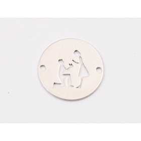 E1948 N Link Ag 925 "Cupcake" 13mm- 1 buc