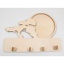 L1067-Decoratiune din lemn "La multi ani" - 30 cm