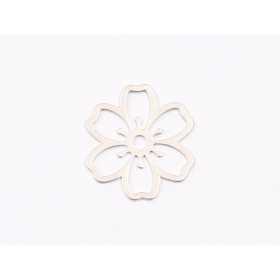 E1979 G Link Ag 925 Floare 14.5x15mm, 0.4mm - 1 buc