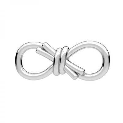 G0323-Charm link infinit din argint 16.2x6.4mm 1 buc