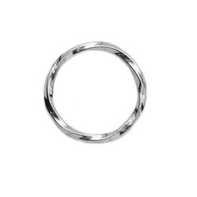 G1431-Cerc decorativ rasucit din argint 13MM - 1 Buc
