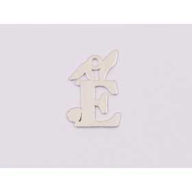 E1981 N Pandant Ag 925 litera si urechi de iepuras 10x15 mm, - 1 buc