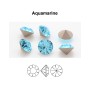 0059-Preciosa Chaton Maxima Aquamarine PP24 3.10mm - 1 BUC