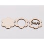 L1093-Blank 3 straturi pentru licheni 5*5cm Happy-1 buc