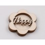 L1093-Blank 3 straturi pentru licheni 5*5cm Happy-1 buc