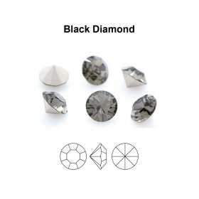 0038-Preciosa Chaton Maxima Black Diamond PP7 1.4mm - 50 buc 0110-Preciosa Chaton Maxima Black Diamond PP7 1.4mm - 50 buc