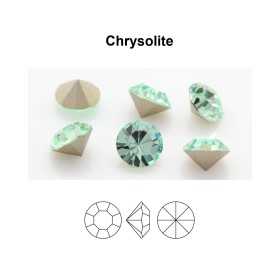 0232-Preciosa Chaton Maxima Chrysolite PP7 1.4mm - 50 buc