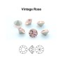 0309-Cristal Preciosa, MC Chaton Maxima Vintage Rose PP5 1.25mm - 50 buc