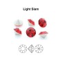 0334-Cristal Preciosa, MC Chaton Maxima Light Siam PP5 1.25mm - 50 buc