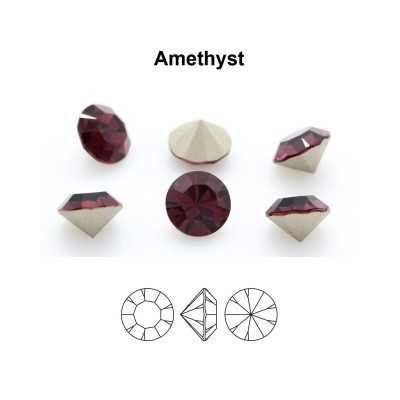 0370-Cristal Preciosa, MC Chaton Maxima Amethyst PP5 1.25mm - 50 buc