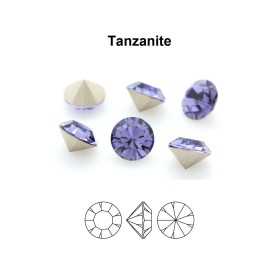 0376-Cristal Preciosa, MC Chaton Maxima Tanzanite PP5 1.25mm - 50 buc