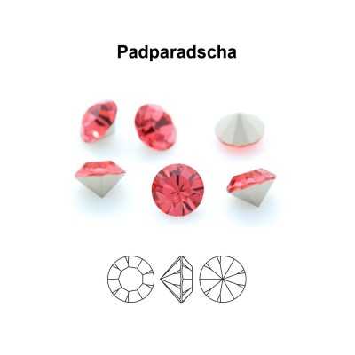 0411-Cristal Preciosa, MC Chaton Maxima Padparadscha PP18 2.45mm - 50 buc