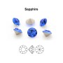 0489-Preciosa Chaton Maxima Sapphire PP7 1.4mm - 50 buc