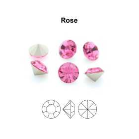 0554-Preciosa Chaton Maxima Rose PP7 1.4mm - 50 buc